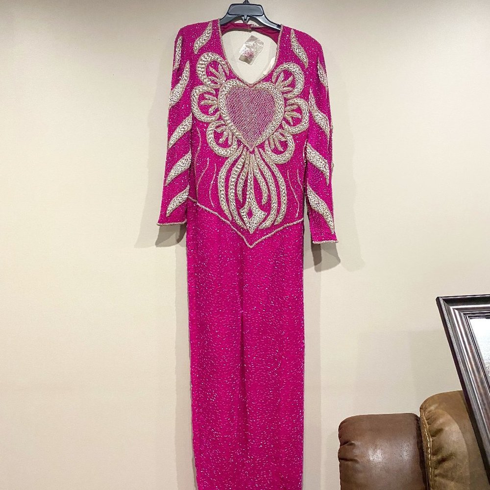 Formal Evening Gown, Partywear, Desi, Ethnic, Elegant, Modest, Maxi, Sequin